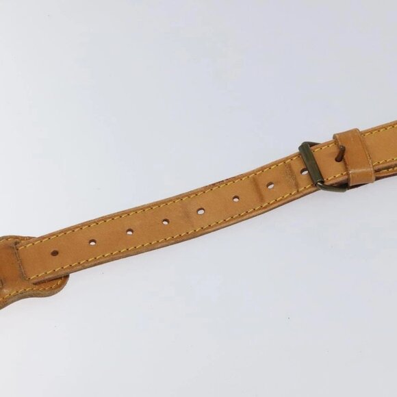 LOUIS VUITTON Adjustable Shoulder Strap Leather 32.3""-39.8"" Beige Auth IN067 - Picture 7 of 11
